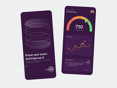 Credit Score App app app ui best ui clean credit card credit score design dribble best shot finance app finance payment fintech fintech app fintech ui loan minimal payments payments app ui ui design ux