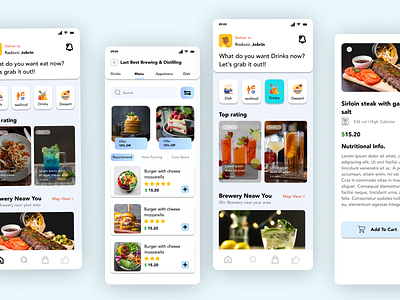 Food app animation app branding design foodapp foodui graphic design illustration receipeapp ui uidesign uiinspiration ux uxinspiration