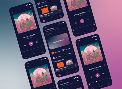 Music Player App Design 009 app appdesign branding dailyui dailyuichallenge design graphic design icon illustration illustrator logo music musicapp ui ux uxui vector