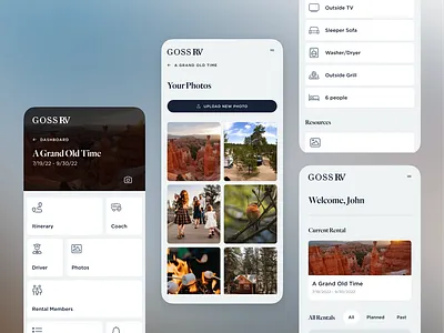 Luxury travel with GossRV luxury motorcoach rental rv