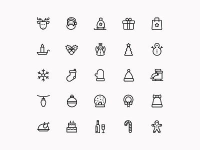 Winter Line Vector Icons branding christmas download free christmas icon free christmas vector free icons freebie graphic design graphicpear icon icons design icons download icons set illustrator logo ui vector icons winter