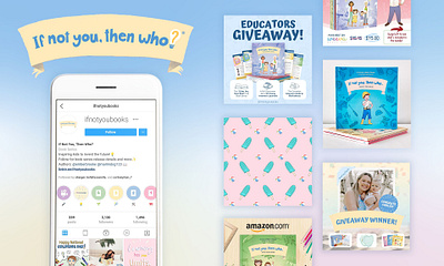 Children's Book Series Instagram branding graphic design instagram social media