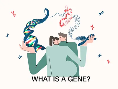 DNA 🧬 article blog illustration characterdesign contemporary design art digital painting digital2d dna dribbblers editorial editorial illustration flat illustration flatdesign graphic illustration inspiration web illustration