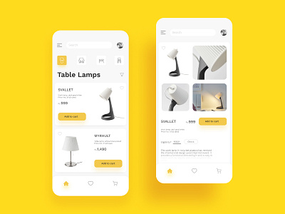 Furniture e-commerce ecommerce ui ux