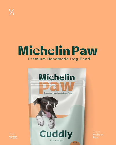 Michelin Paw branding branding design graphic design illustration logo typography vector
