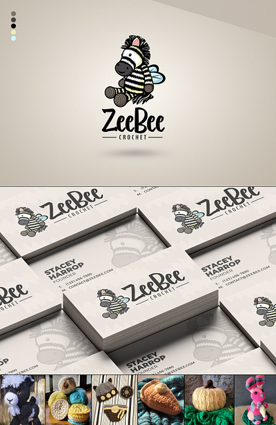 ZeeBee Crochet Brand brand brand design brand identity brand strategy branding business logo design designs graphic design illustration logo logo design marketing strategy ui ux web web design web marketing website