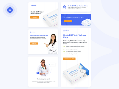 SelfDecode assignment task (Google ads) ads advertisement banner design display ad dna experience google advert illustration marketing neel post prakhar sharma social media design template ui user interface ux web