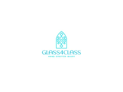 Sophisticated Glass Jewelry Minimalist Logo Design glass design jewelry logo design minimalist sophisticated