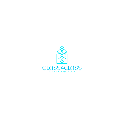 Sophisticated Glass Jewelry Minimalist Logo Design glass design jewelry logo design minimalist sophisticated