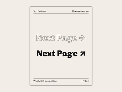 Micro Interaction 04 / Button Hover animation button hover micro interaction minimal motion outlined button personal portfolio principle ui ux web design