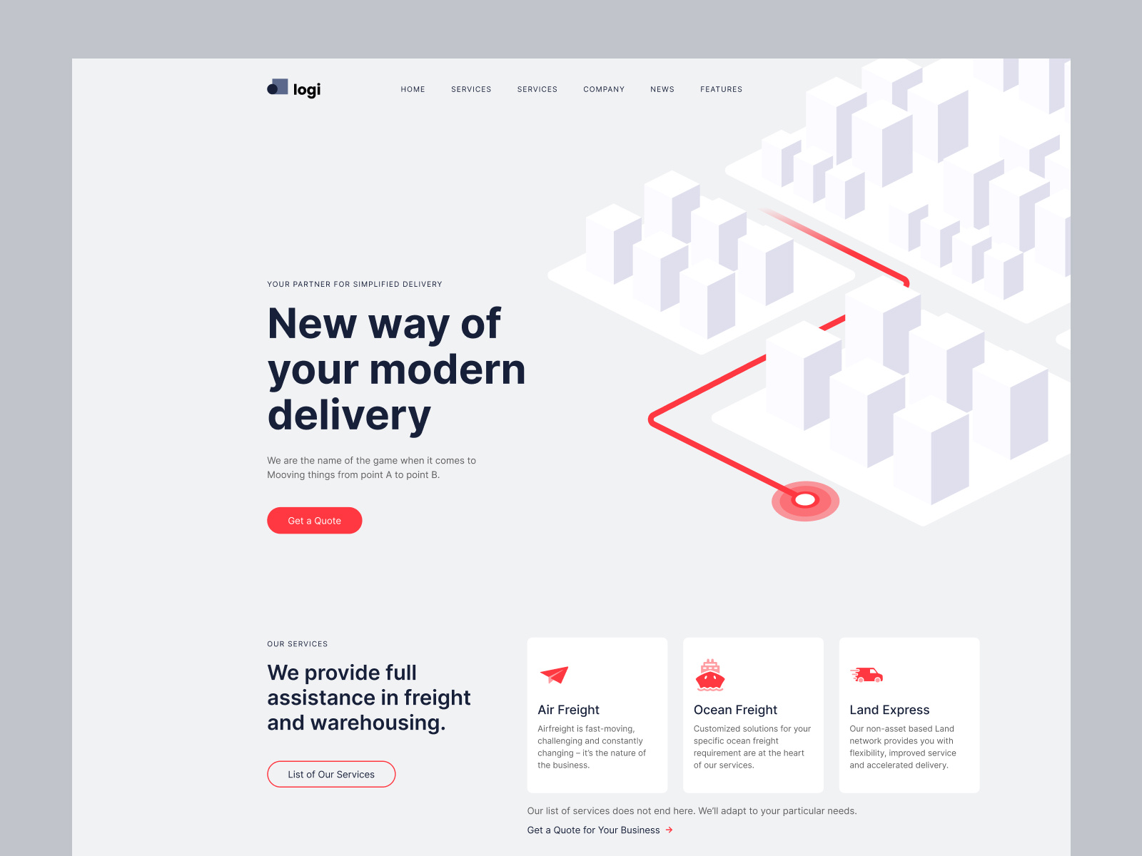 Transport & Logistics Webflow Template branding design illustration logistic logo template theme transport ui uiux uiuxdesign ux vector webdesign webflow