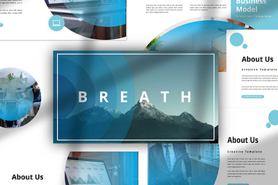 Breath Presentation Template annual report app branding brochure business catalog design illustration landign page page portfolio presentation template purpose ui ui design ux ux design web maintance web multipurpose website