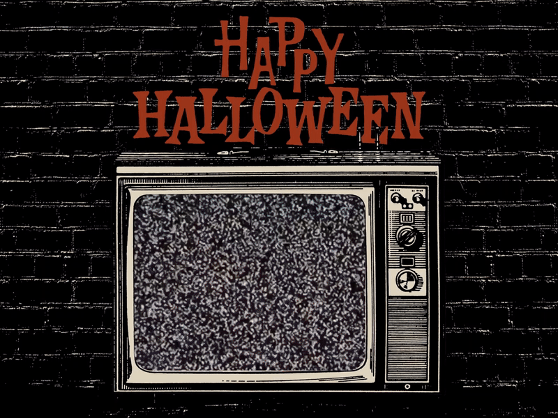 Happy Halloween by Cobretti Fish & Co. 2d animation after effects animation branding cobretti design graphic graphic design halloween handmade ill illustration logo motion graphics pumpkin retro texture tv vector vintage