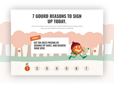 Gourdy's Pumpkin Run :: Reasons to Sign Up Slider pumpkin