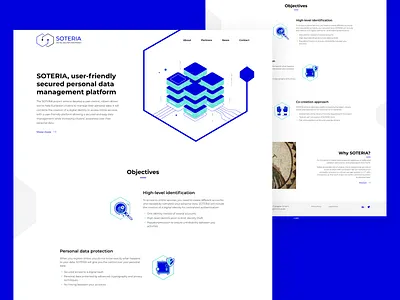 SOTERIA, webdesign european project data design european illustration ui ux webdesign website wordpress