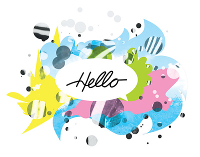 Hello branding design fun hand done icon illustration logo type ui vector