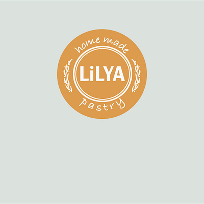 LiLYA- home made pastry shop branding graphic design logo typography