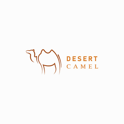 Desert Camel @illustrator branding design icon illustration logo vector