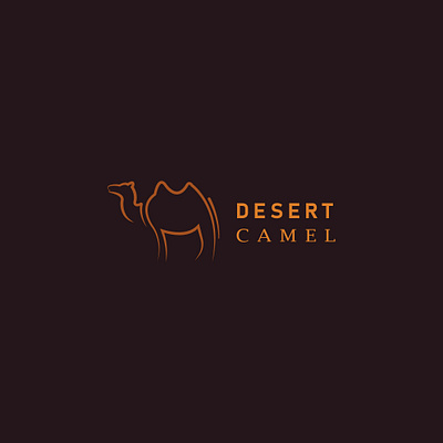 Desert Camel @illustrator branding design icon illustration logo vector