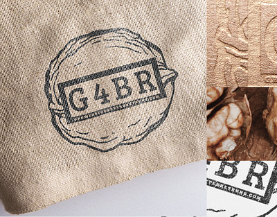 G4BR brand branding design graphic design icon illustration logo montreal vector walnut