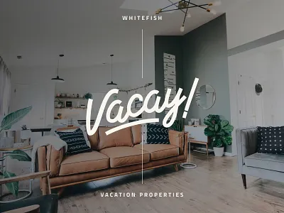 Vacay Logotype branding design exclamation point logo logotype vacation vacation rental vacay wordmark