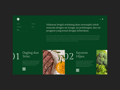 Food Blogs - Website concept agency big typography blog brand branding business clean concept corporate design desktop food landing page minimal minimalist ui ui design ux web web design