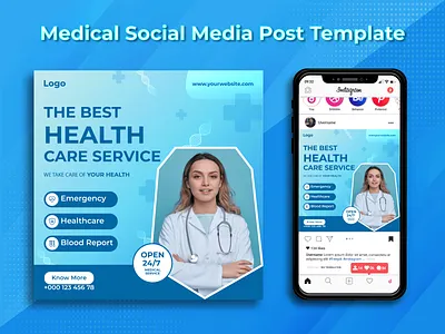 Medical Social Media Design Templates | Instagram Post Design. ads adsdesign banner banner ad banner ads banner design design digitalmarketing facebook ads facebook banner google ad banner googleads graphic design instagram post marketing medical social social media social media design ui