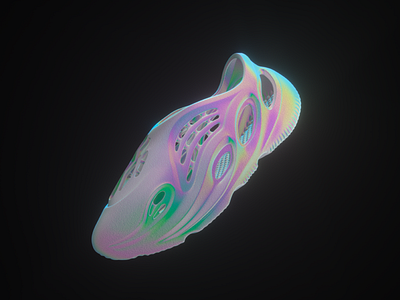 Mystic 3d c4d cinema4d holographic iridescent metanorm octane yeezy