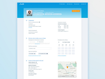 Doctolib case appointment challenge daily ui doctolib doctor health healthcare medical ui