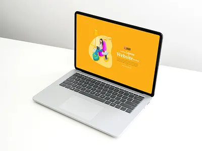 Free Website Mockup laptop mockup
