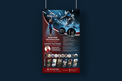 Fitness/Gym Flyer center design fitness flyer graphic design gym poster