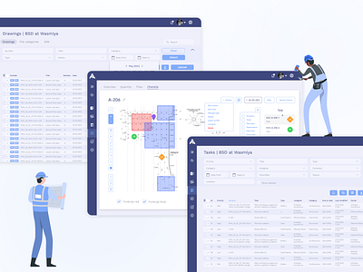 App for construction apartment plan building construction design drawing mobile app tables team ui ux website