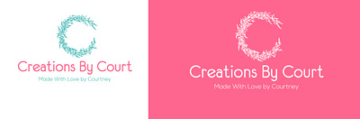 Creations By Court branding graphic design logo logowink