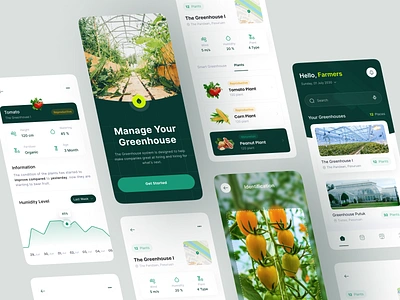 Greenhouse Mobile App ari fariz farm app farmer app field app green green house greenhouse greenhouse app greenhouse mobile app greenhouseapp harvest mobile mobile app plainting plant plant manage smart greenhouse