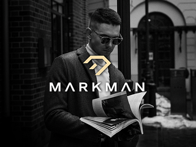 MARKMAN apparel branding character clothing design fashion icon logo man mdesign mletter mlogo symbol vector