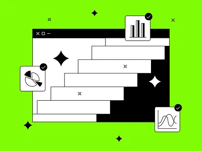 Grow your skills 2d browser case study design digital grow illustration json kapustin lottie online outline school skills stairs ui vector web