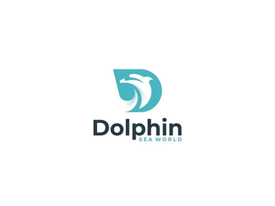 Dolphin Concept Logo animals brand branding corel design dolphin graphic graphic design logo negativespace ui ux vector