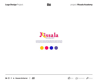 Rissala Academy logo design and branding arabic branding calligraphy calligraphy and lettering artist design illustration logo logo design agency logo design and branding logo design app logo design free logo design ideas logo design online logo designer near me typography typography design ui