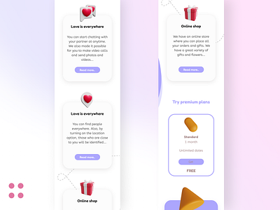 Dating application concept 3d 3d illustration app concept design illustration minimal mobile app mobile app design mobile ui responsive design ui ui design uiux ux ux design uxui