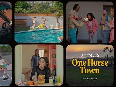 J Travis - One Horse Town branding cinematography design los angeles music music video photography video