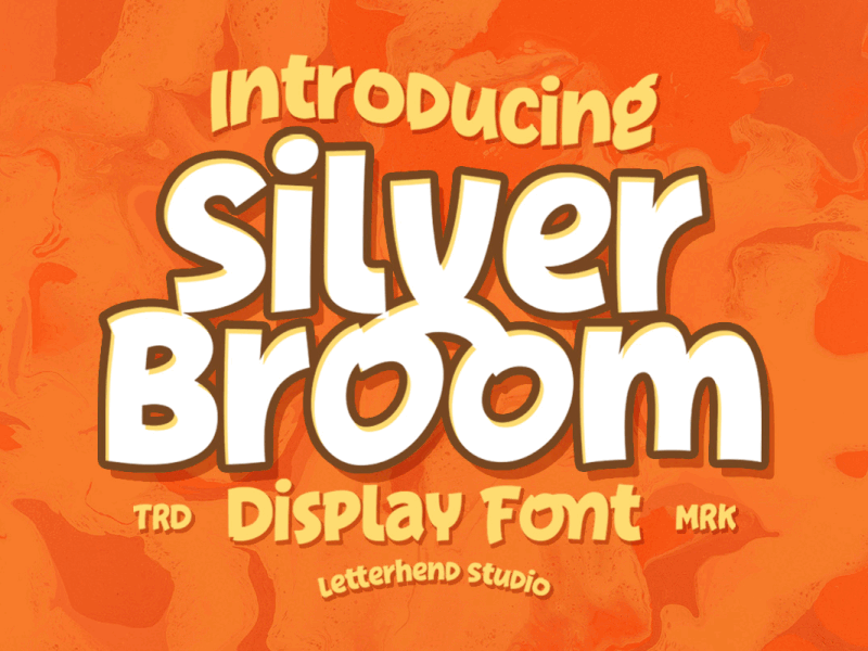 Silver Broom - Fun Display Font freebies swash