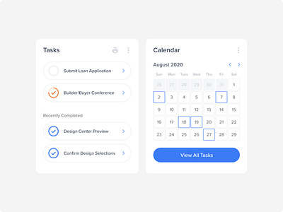 Tasks + Calendar app appdesign calendar calendar app calendarapp design minimal portal simple task task engine task list tasks to do list ui ux uxui uxuidesign webpage webpagedesign