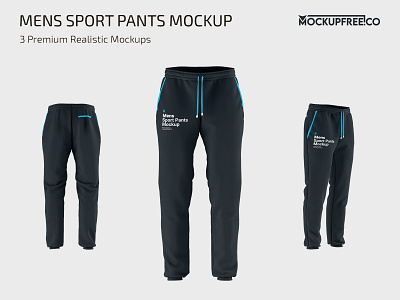 Men’s Sport Pants Mockup apparel design free freebie mockup mockups pants product psd template