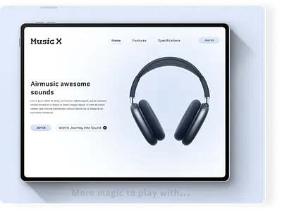 Minimal Product Landing Page branding clean design figm landing page minimal minimalistic photoshop portfolio product product website profile ui ux web design website xd