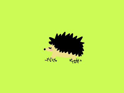 🦔 Little Ericito design flat illustration illustrationoftheday illustrator minimal sketch