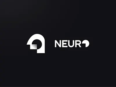 Neuro Branding branding design flat illustration logo minimal vector