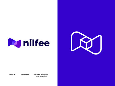 Nilfee - Logo Design & Animation 2d animation blockchain brand identity branding crypto design fintech flat illustration logo logo animation logo design logo designer minimal money motion graphics payment startup ui