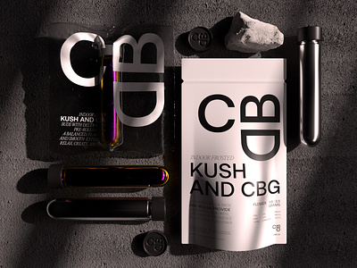 CBD- branding and packaging 3d branding cbd design graphic design identity logo