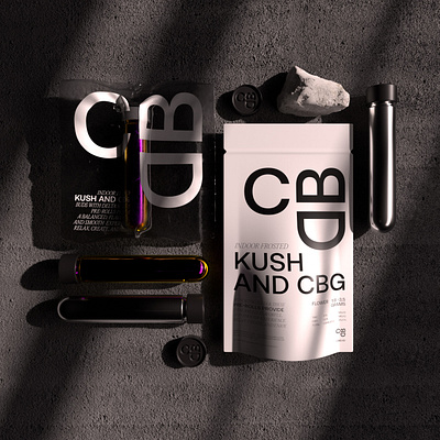 CBD- branding and packaging 3d branding cbd design graphic design identity logo