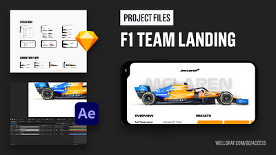 F-1 Rebrand Concept animation graphic design motion graphics ui ux